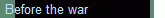 Before the war