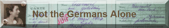 Not the Germans Alone