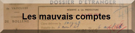 Les mauvais comptes 