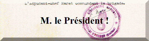 M. le Prsident !